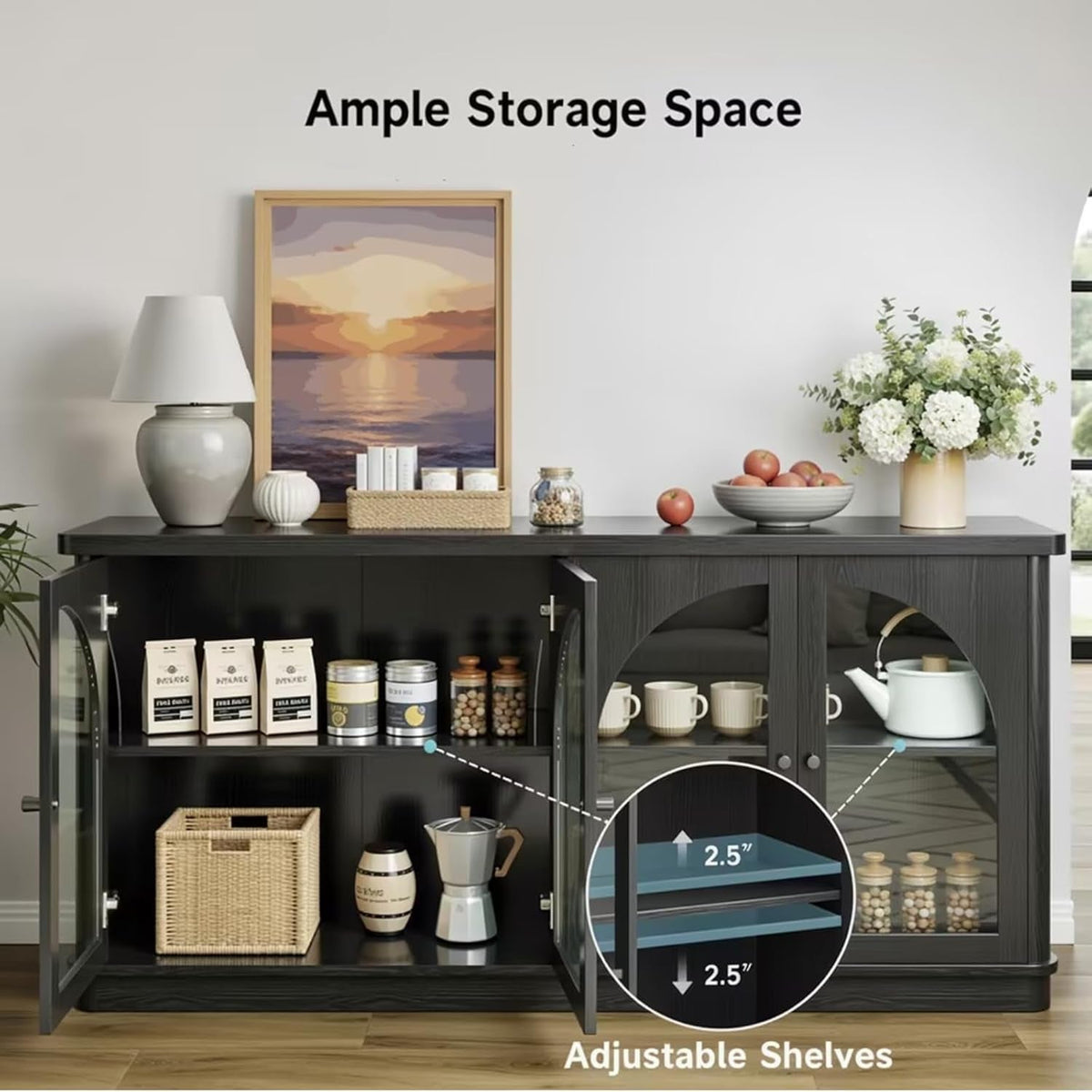 Arden Glass-Door Sideboard
