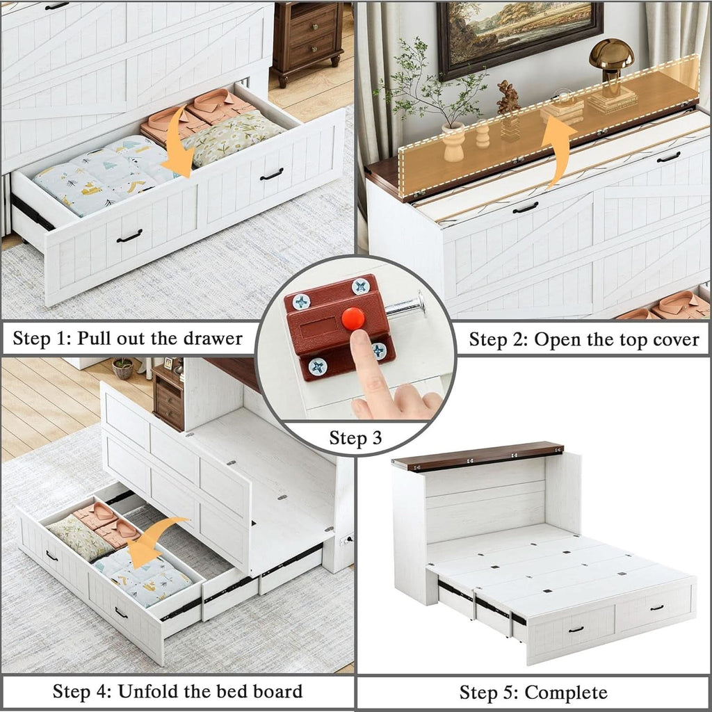 Aurelia Folding Cabinet Bed