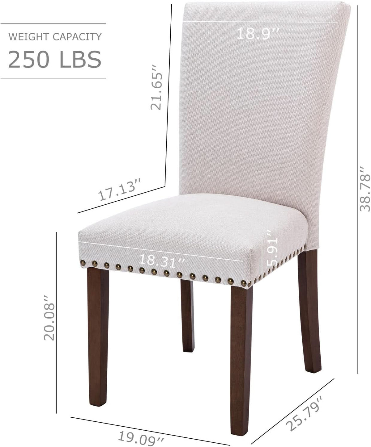 Juliette Linen Dining Chair - Set of 2