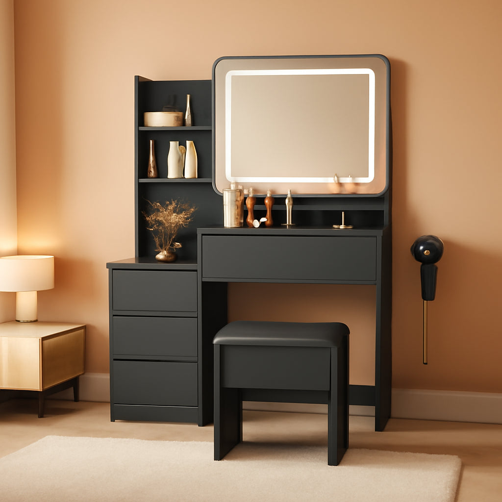 Aveline Illuminated Vanity Desk