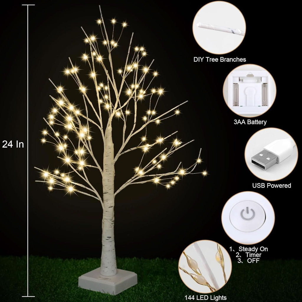 Birch Tree Accent Light