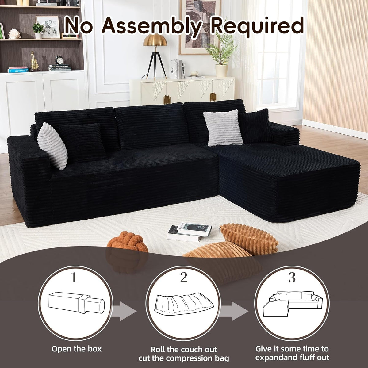 Vale Corduroy Modular Sectional