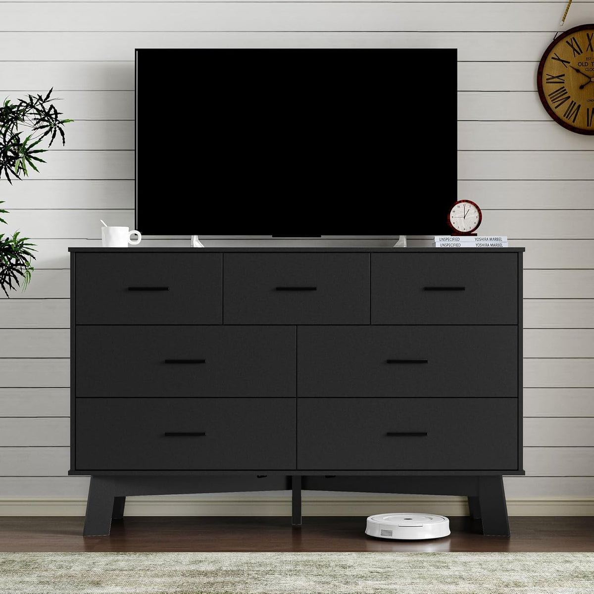 Modern Seven-Drawer Dresser