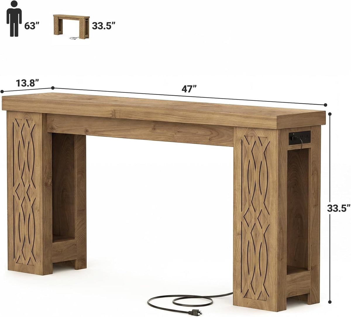 Haven Illuminated Console Table
