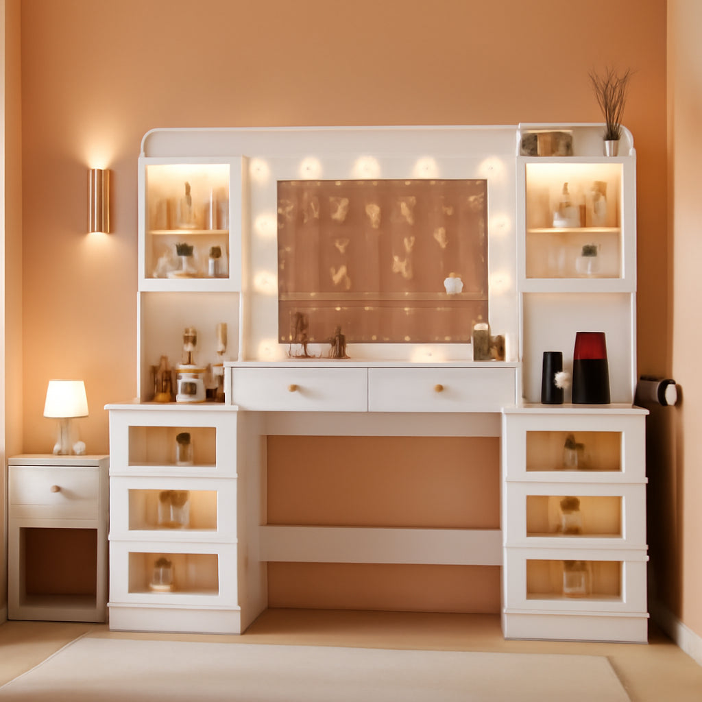 Corinne Grand Illuminated Vanity Desk