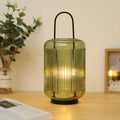 Ribbed Glass Lantern