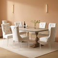 Vivienne Velvet Tufted Dining Chairs – Set of 4