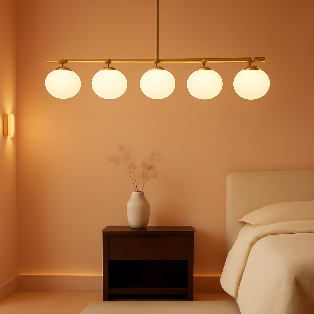 Lucienne Linear Globe Chandelier