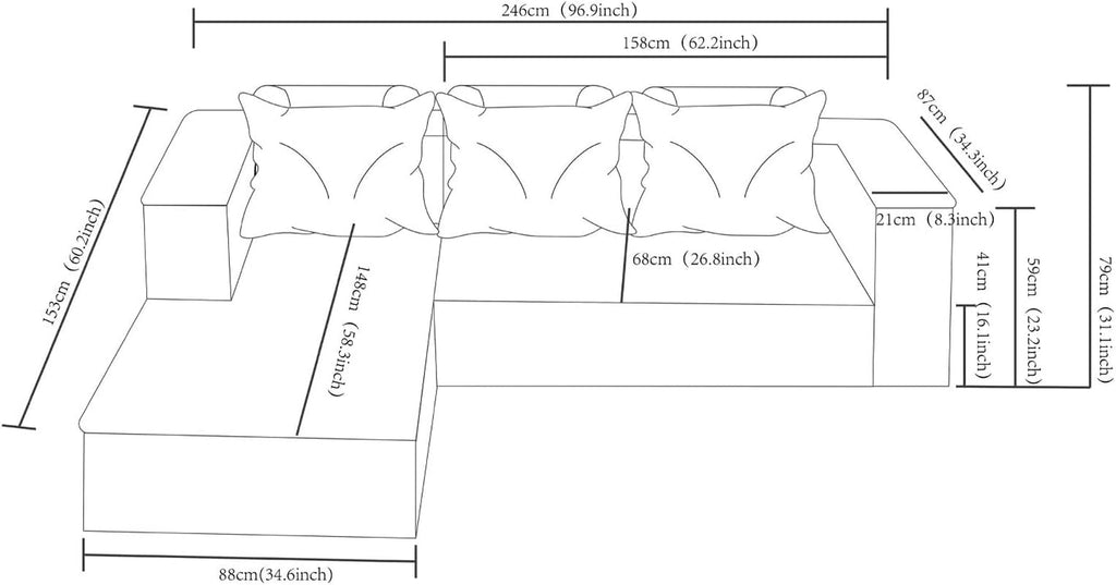 Veyra Cloud Sectional