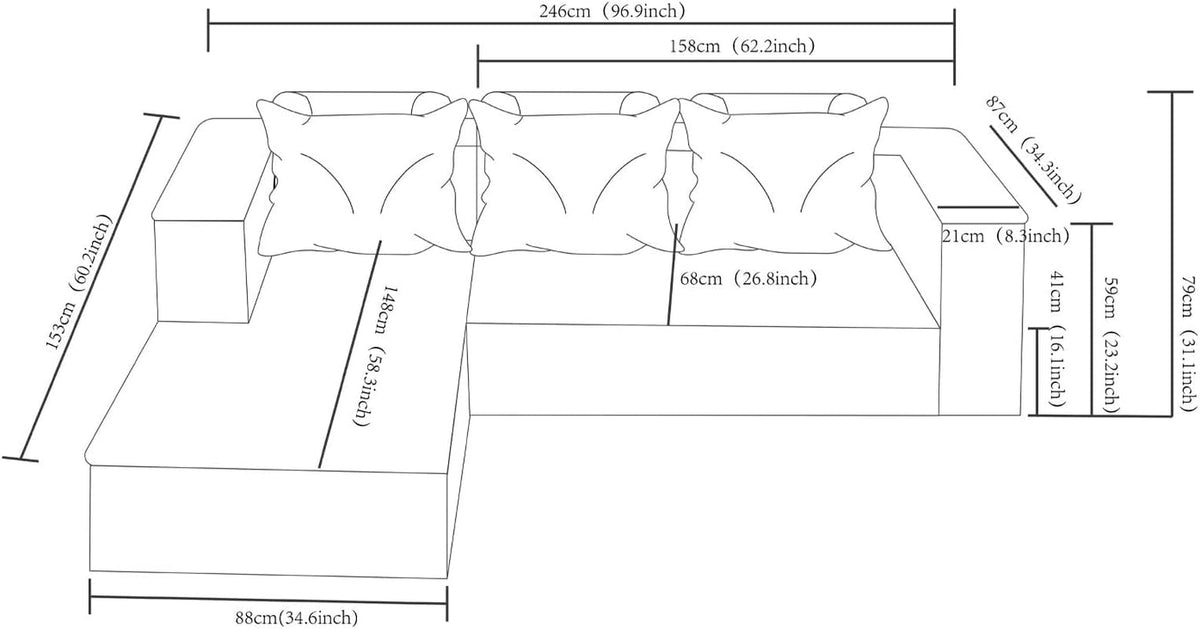 Veyra Cloud Sectional