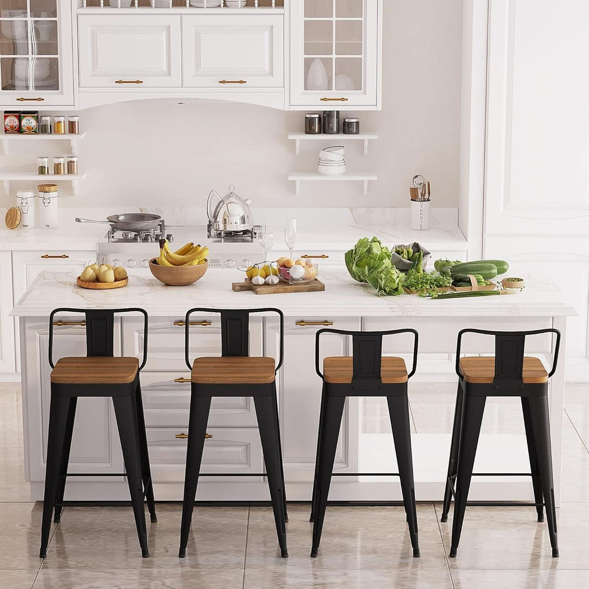 Montreux Counter Stools, Set of 4