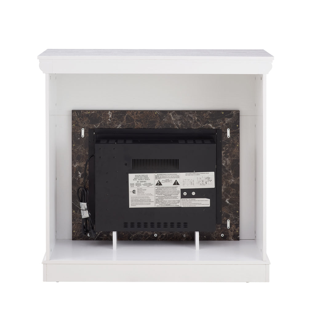 White Traditional Fireplace Mantel
