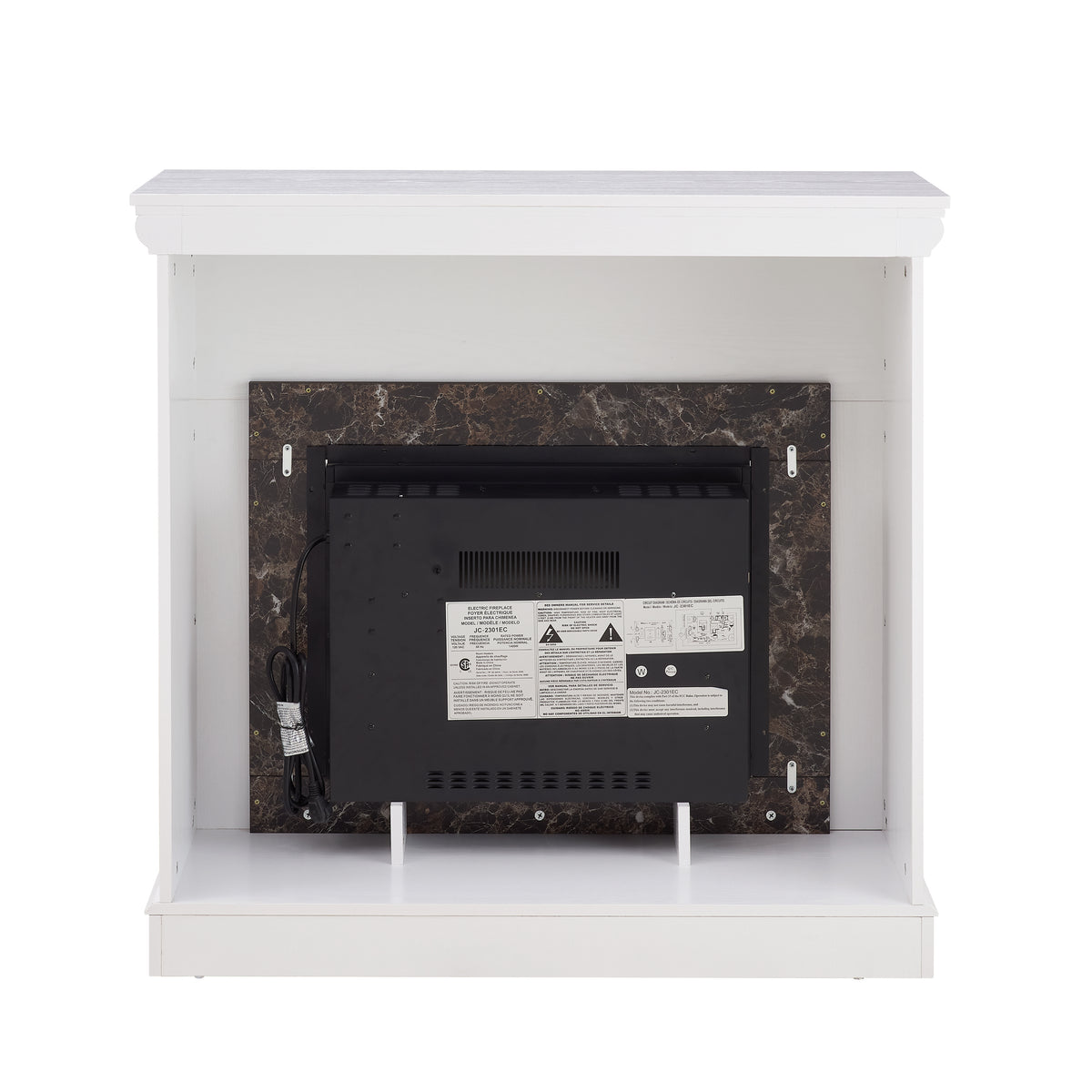 White Traditional Fireplace Mantel