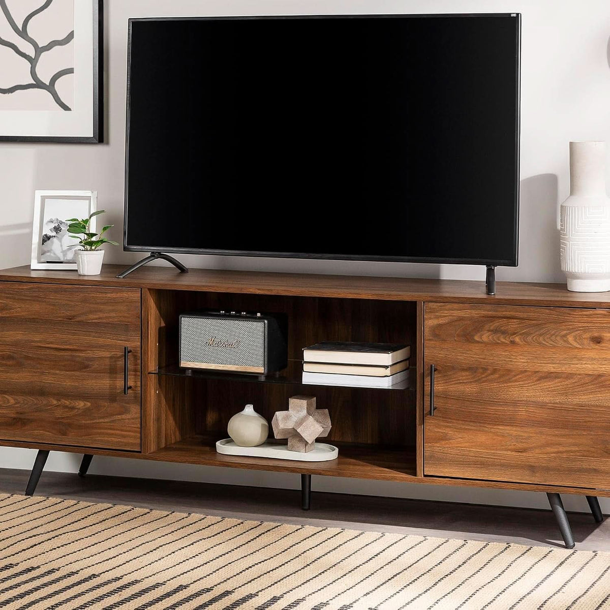 Dark Walnut TV Console