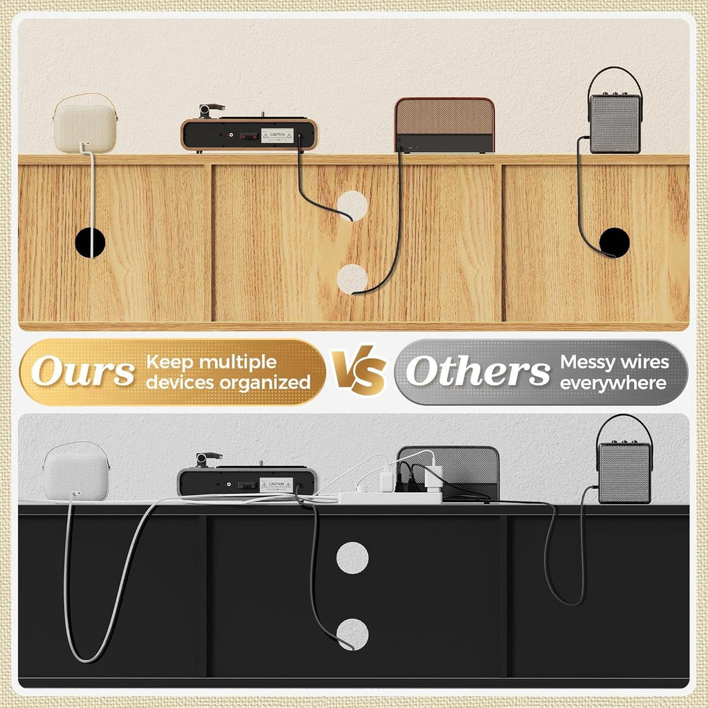 Rattan TV Console