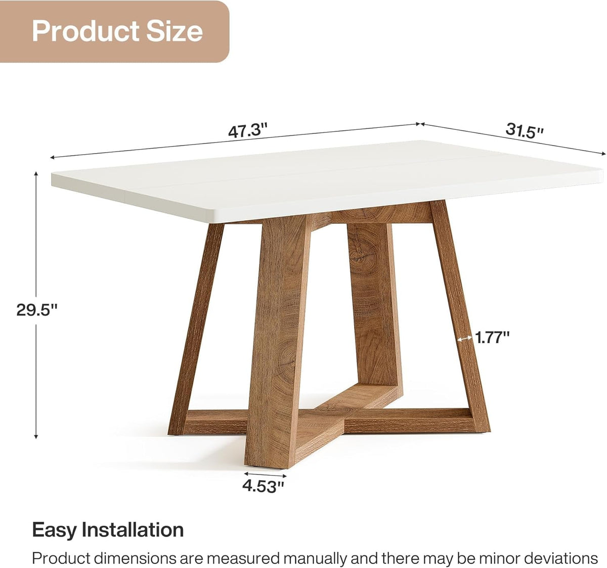 Aveline White Dining Table