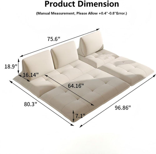 Arden Daybed Sectional with Ottoman