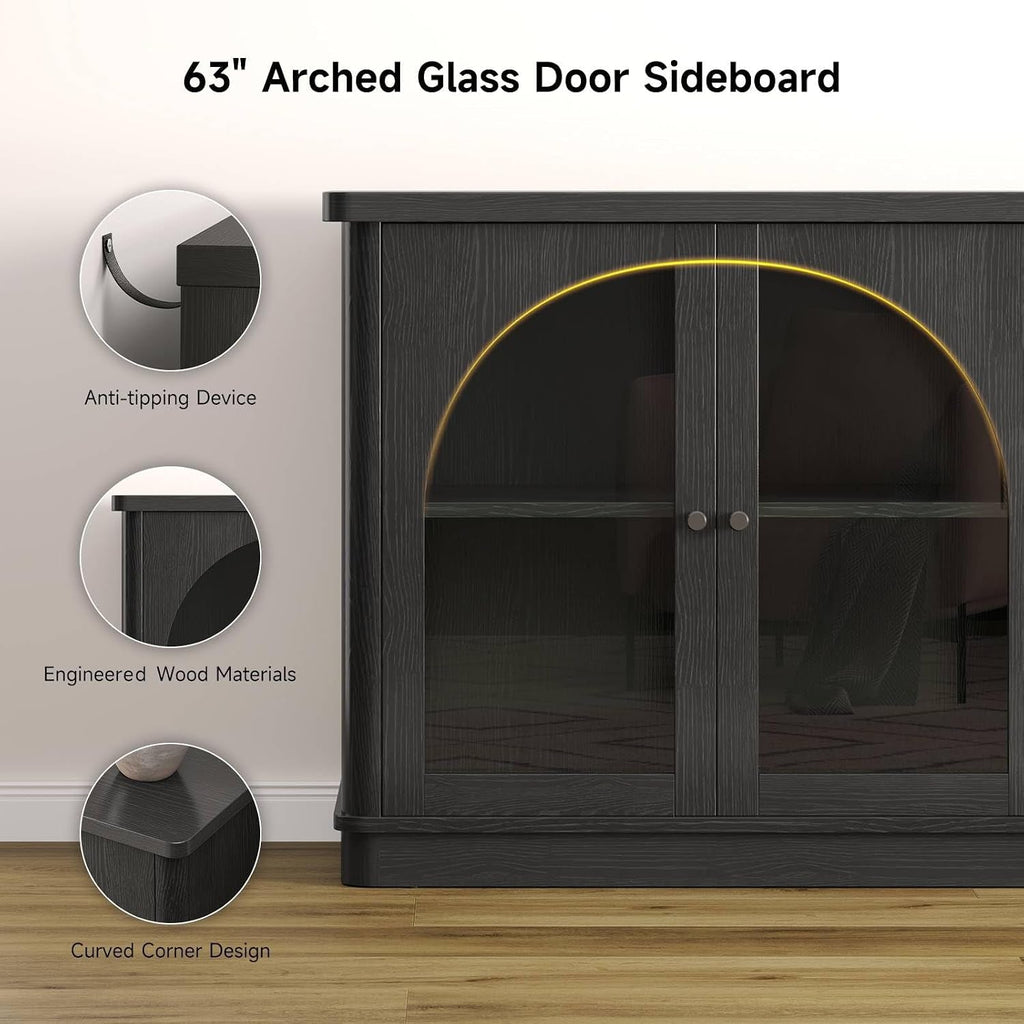 Arden Glass-Door Sideboard