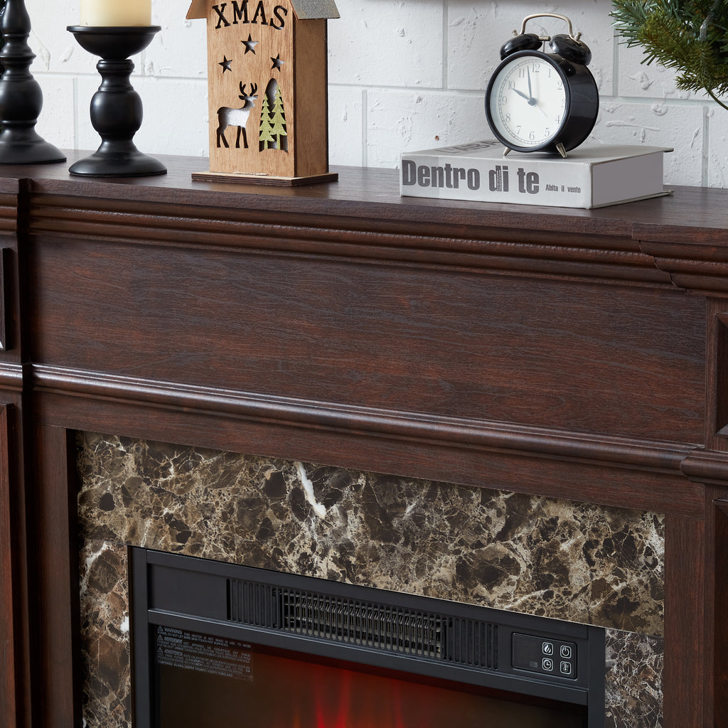 Traditional Wood Fireplace Mantel
