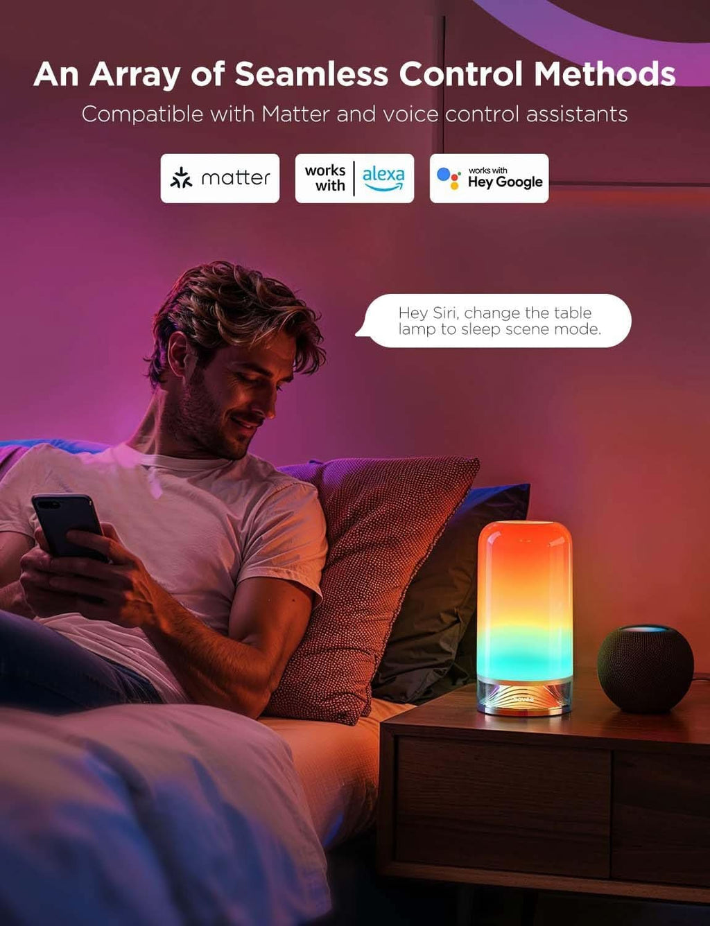 Color-Changing Smart Table Lamp