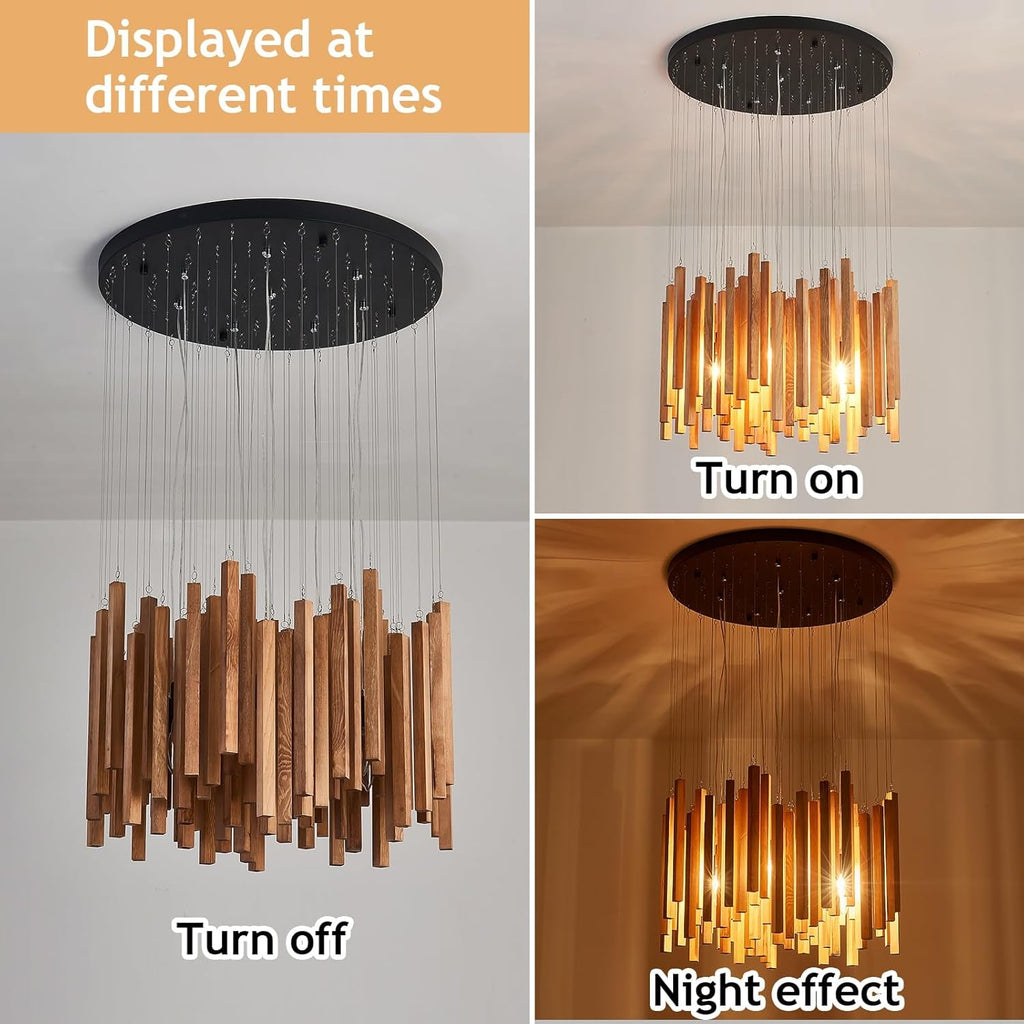 Arden Wood Chandelier