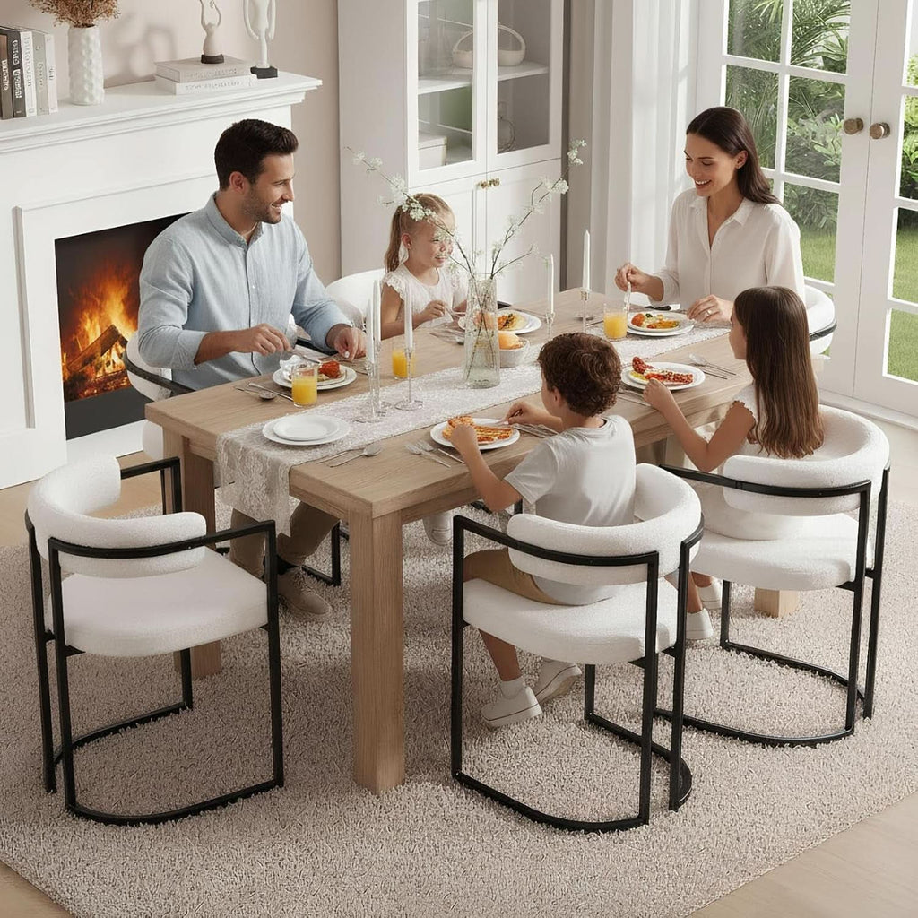 Ivette Sherpa Dining Chairs - Set of 2