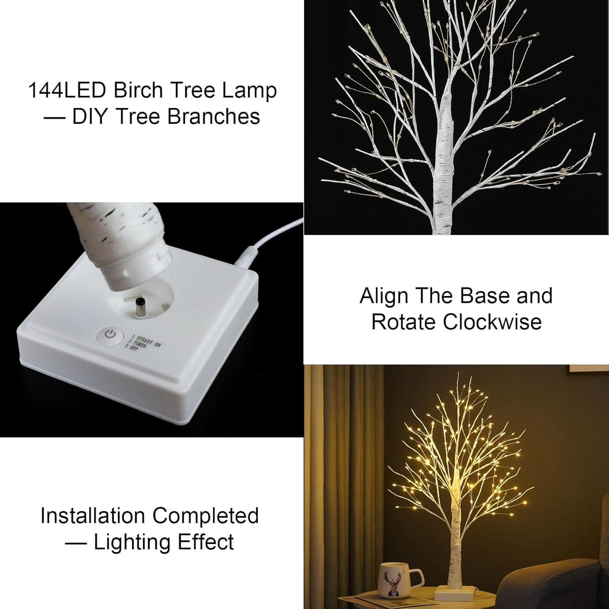 Birch Tree Accent Light