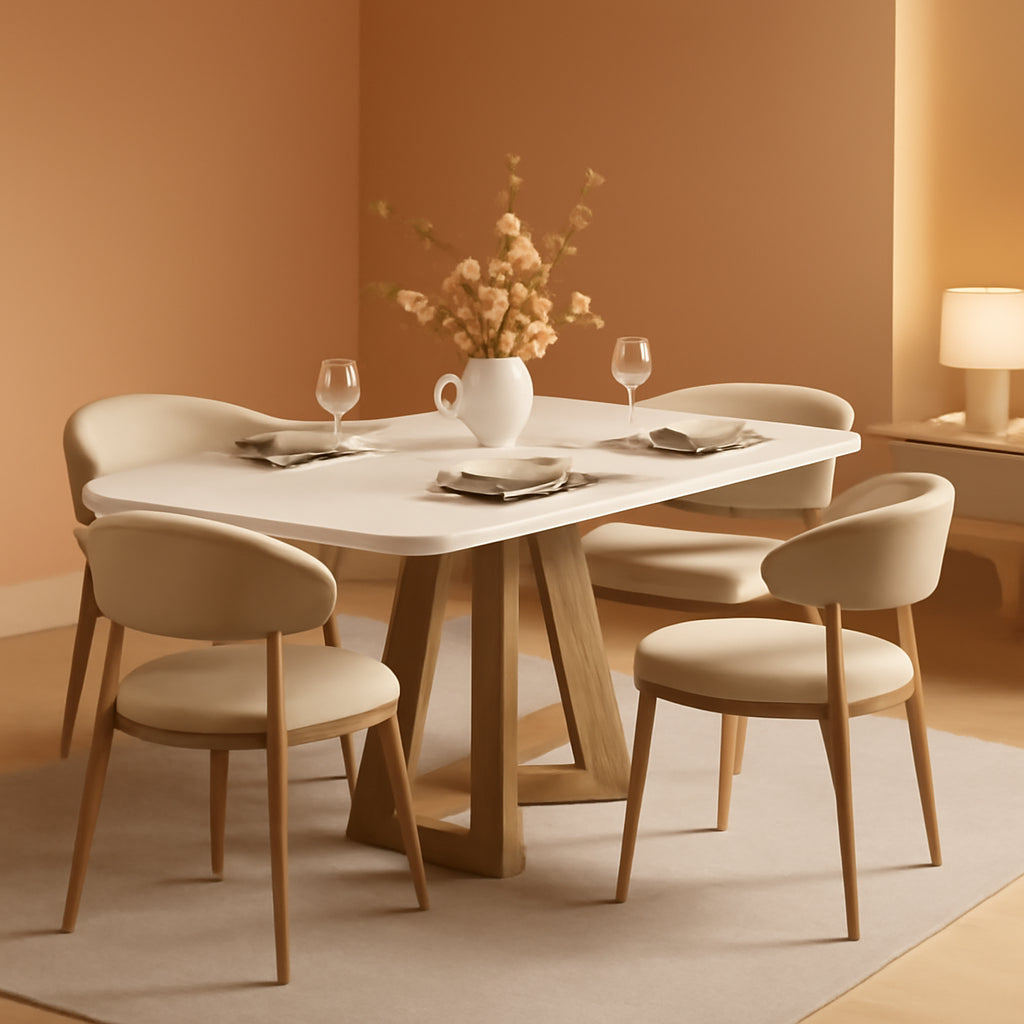 Aveline White Dining Table