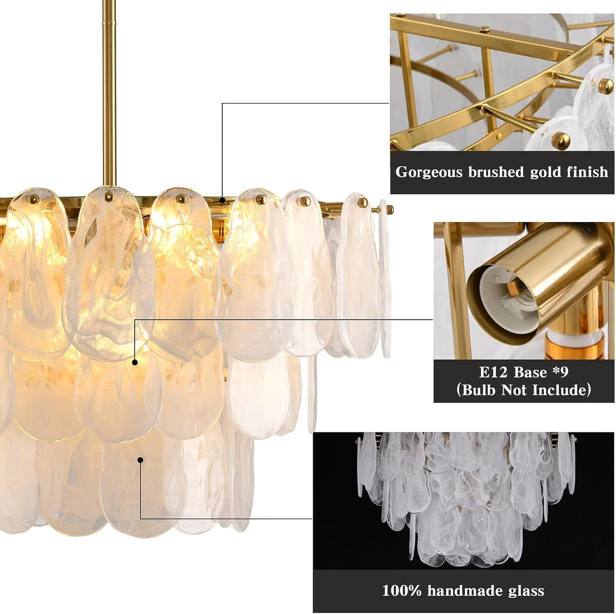 Aurelia Petal Chandelier