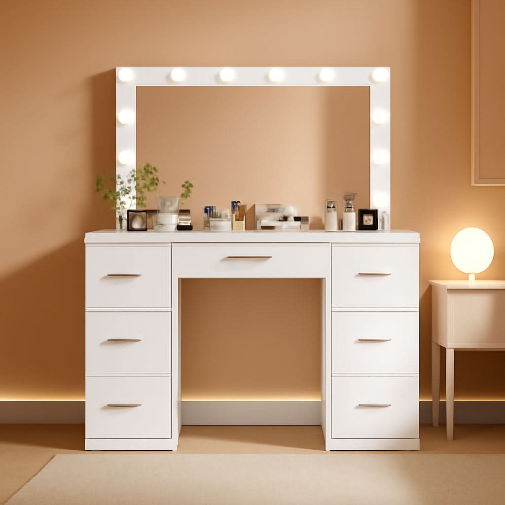 Isolde Illuminated Vanity Desk