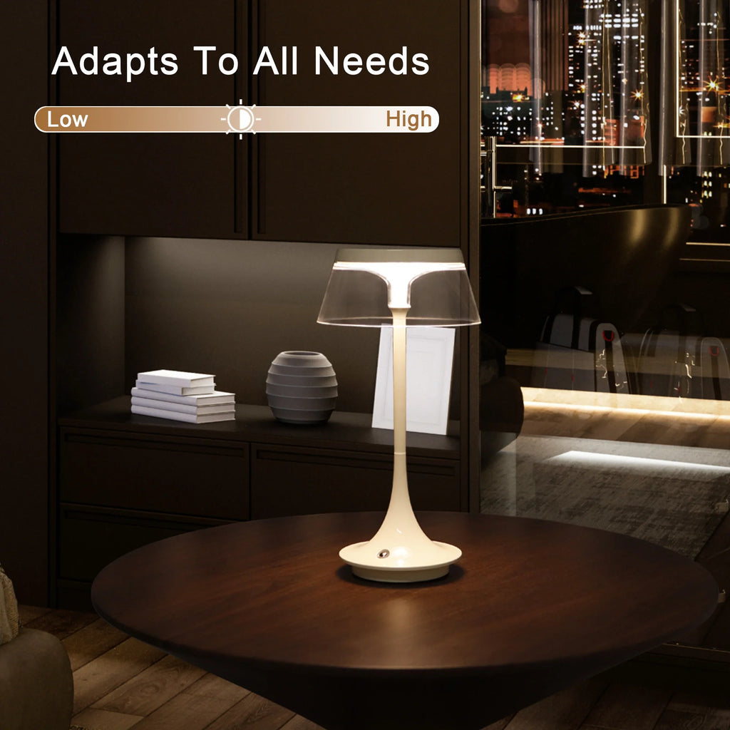 Tapered Cordless Table Lamp