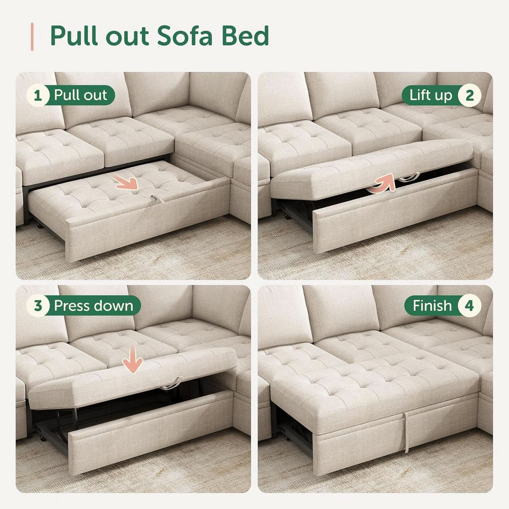 Selene Modular Sleeper Sectional