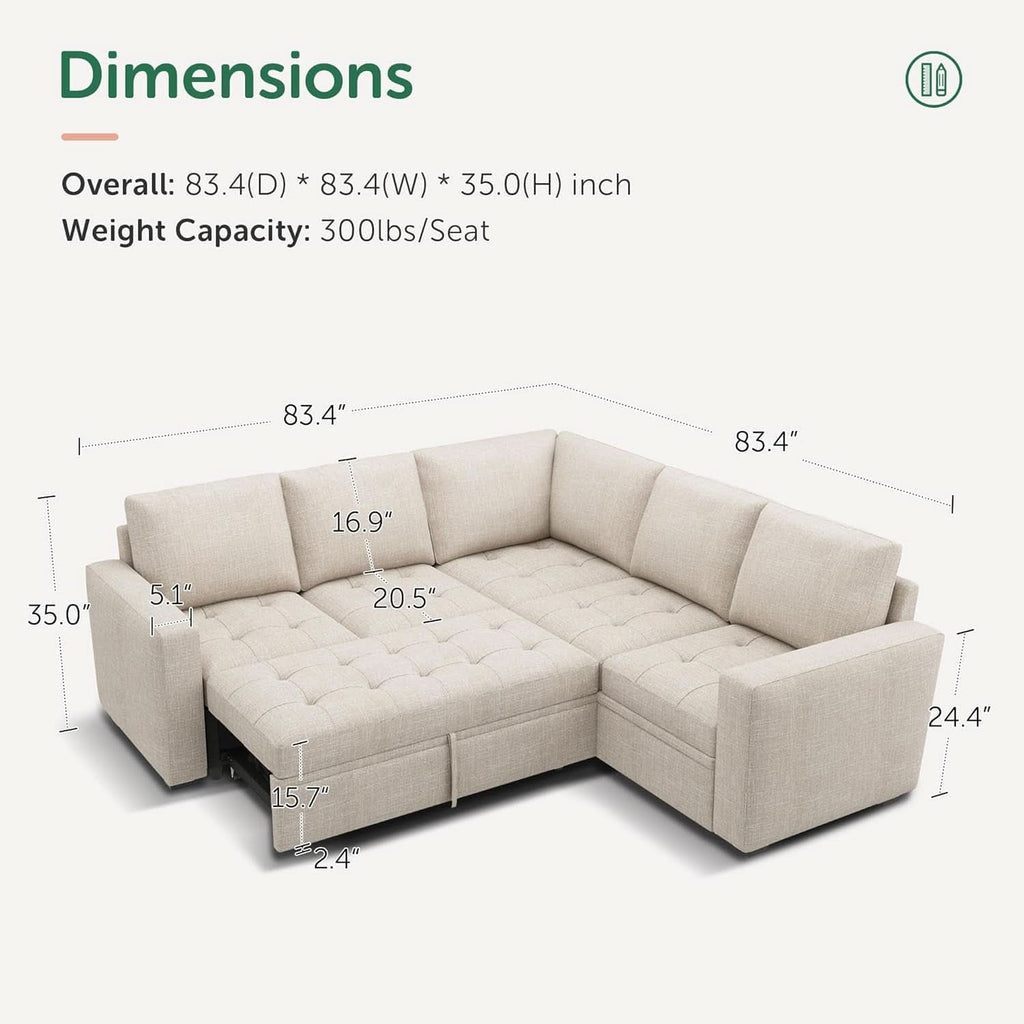 Selene Modular Sleeper Sectional