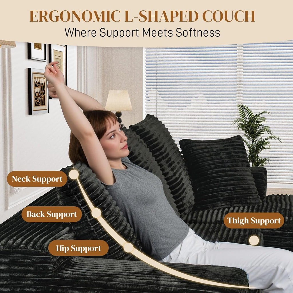 Soren Corduroy Sectional