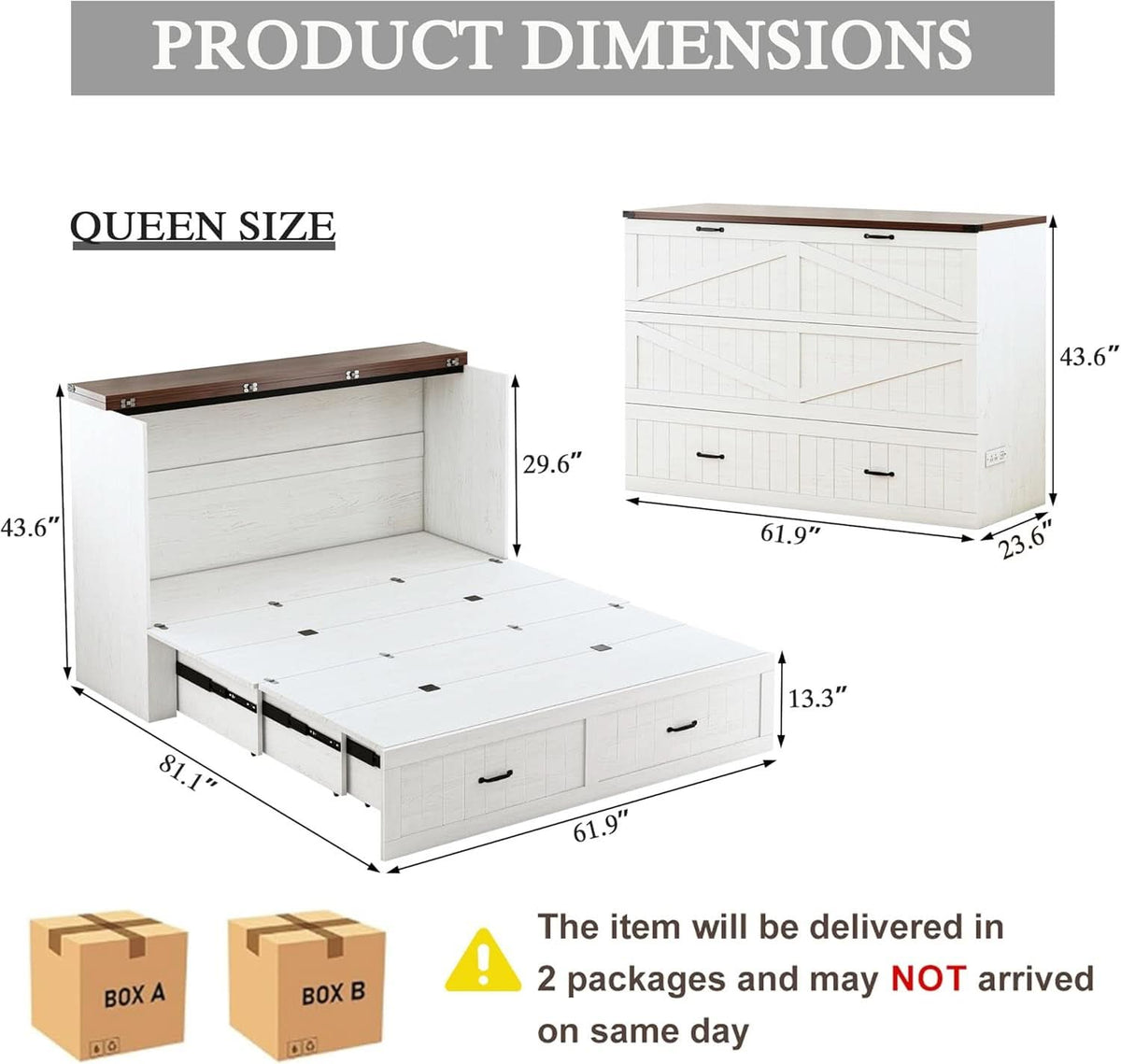 Aurelia Folding Cabinet Bed