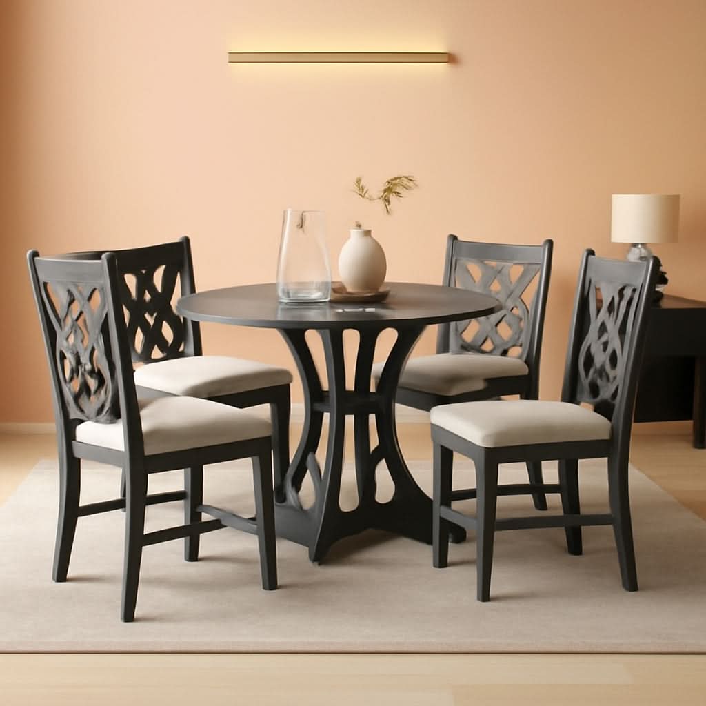 Avignon 5-Piece Round Dining Set