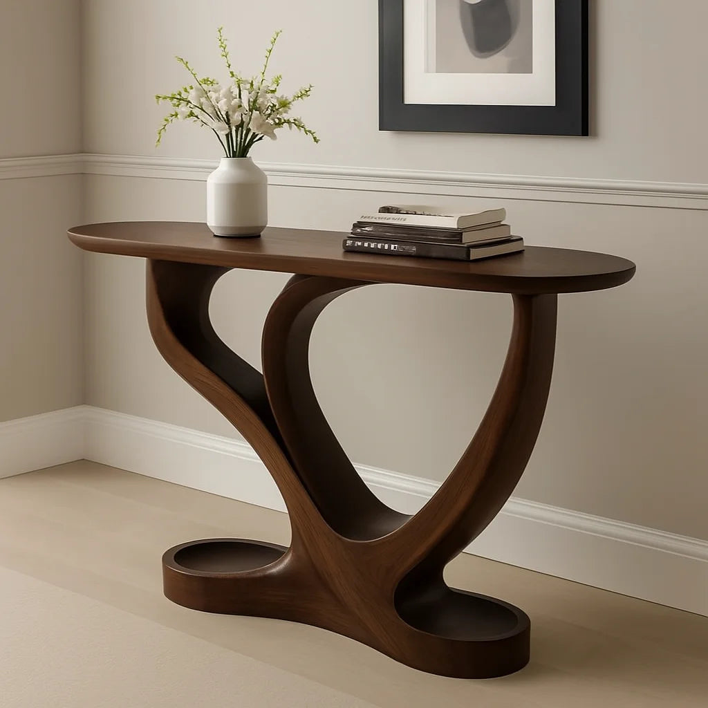 Arcelle Curved Console Table