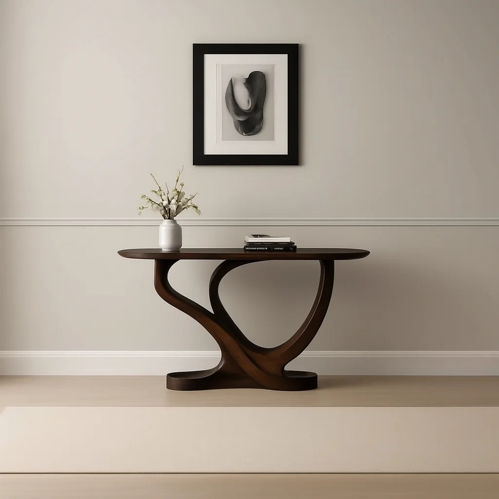 Arcelle Curved Console Table