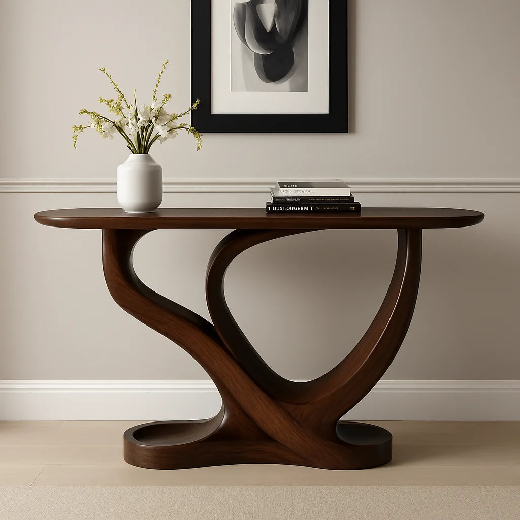 Arcelle Curved Console Table