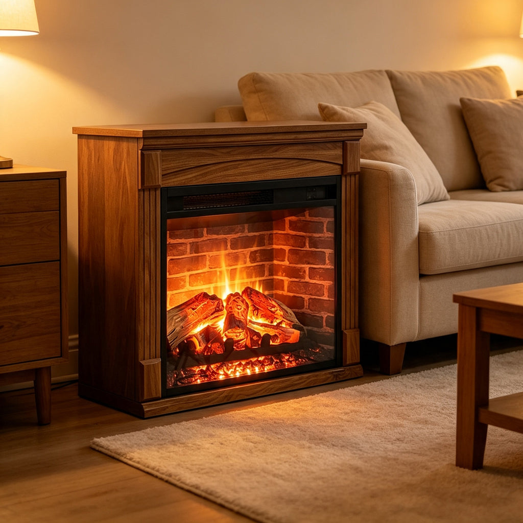 Walnut Fireplace Mantel