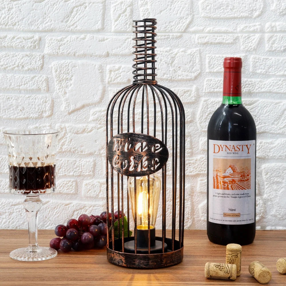 Wine Bottle Accent Lamp