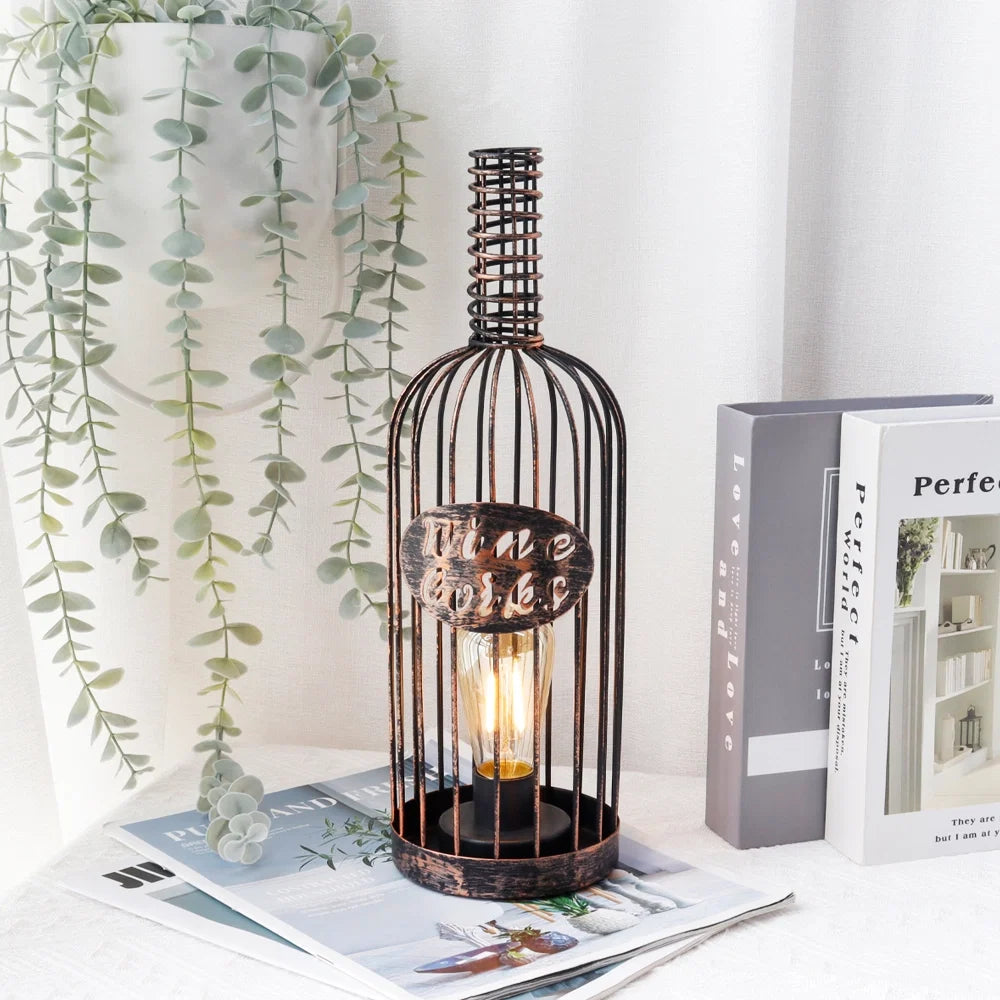 Wine Bottle Accent Lamp