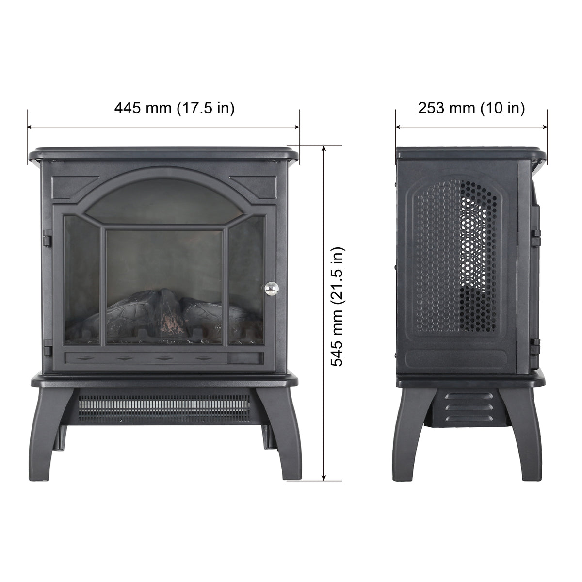Black Stove Fireplace