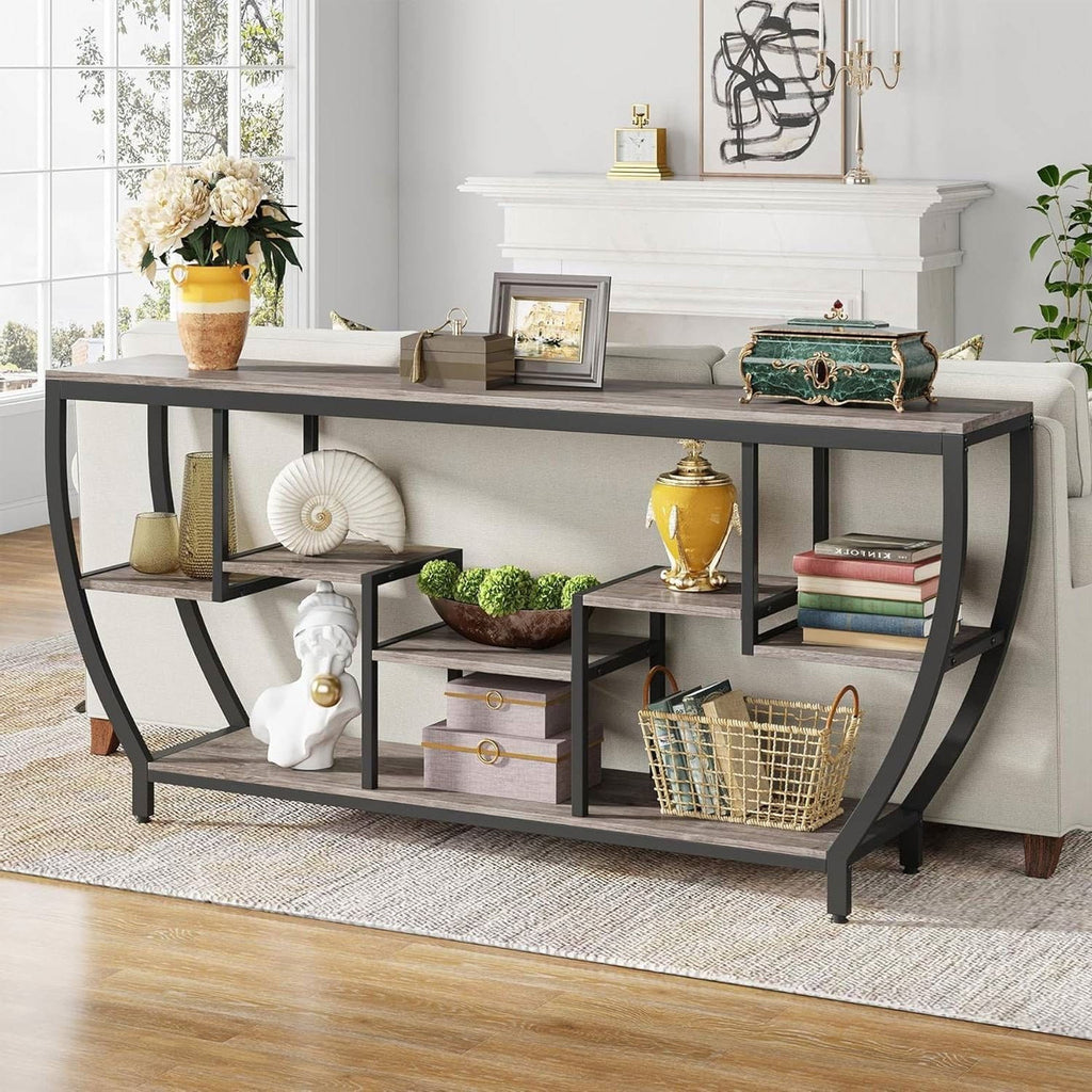 Linden Staggered Console Table