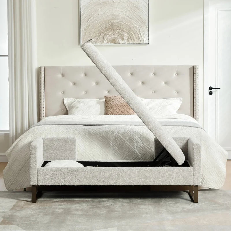 Elvarenae Serelle Chenille Storage Bench