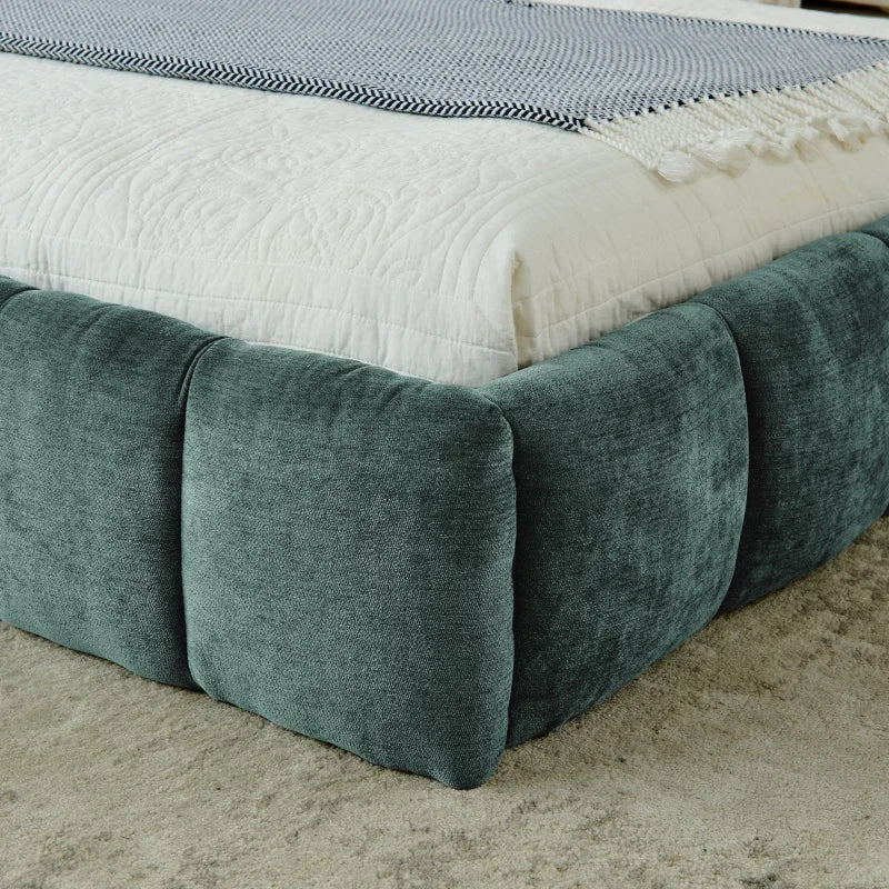 Block-Tufted Chenille Bed