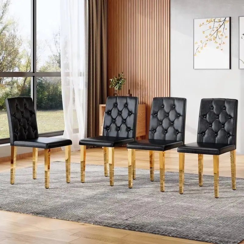 Liora Upholstered Dining Chairs – Set of 4