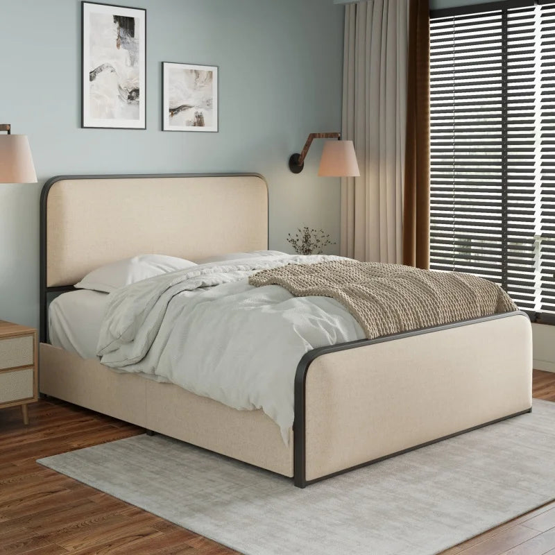 Calista Upholstered Storage Bed