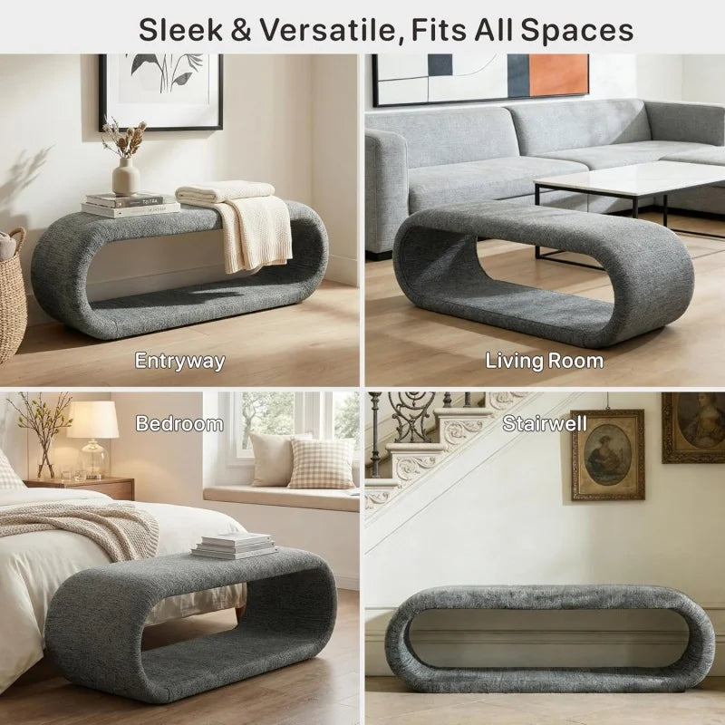 Orelle Open-Shelf Bench