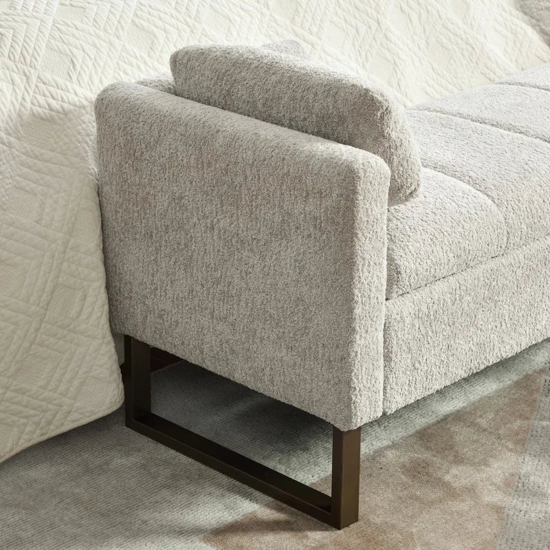 Elvarenae Serelle Chenille Storage Bench